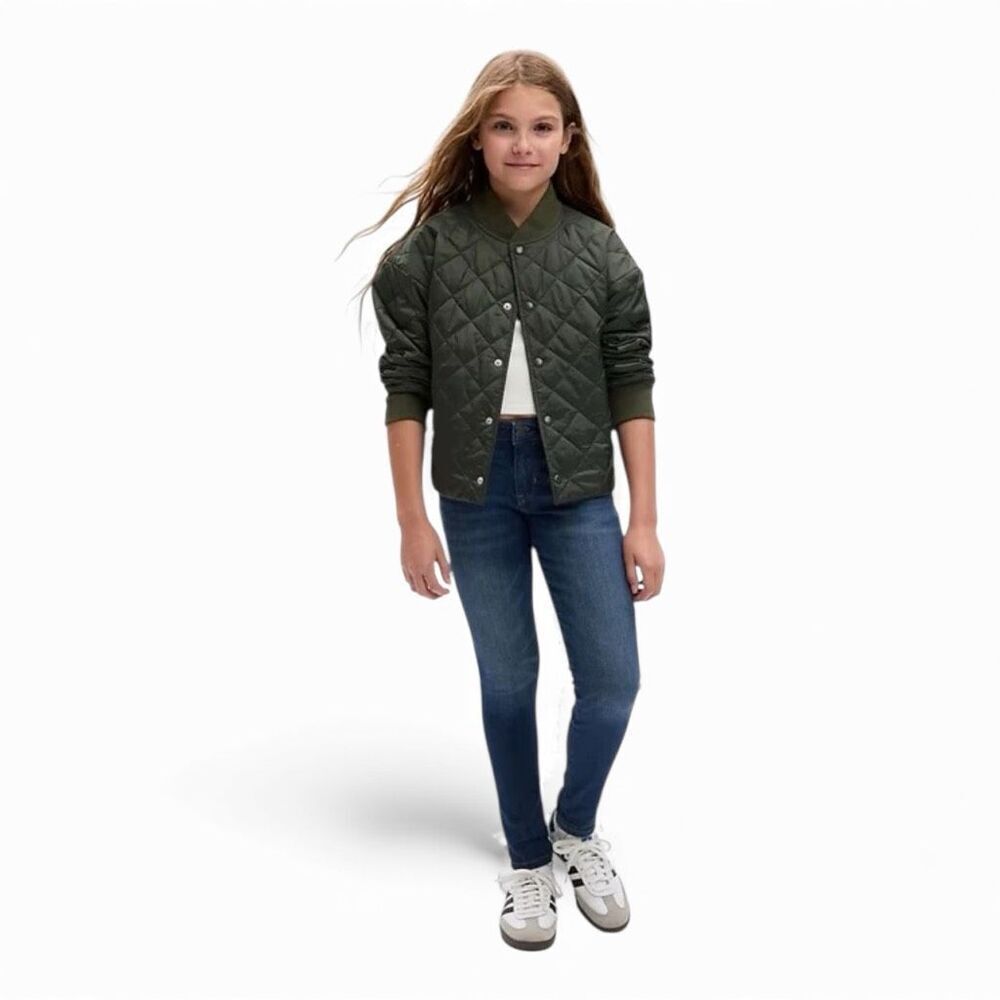 Youth Girls GapโKids Super Skinny Denim Dark Rinse Jeans - Sz 8